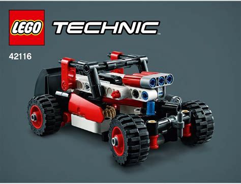 how to build a lego skid steer|lego technic 42116 instructions.